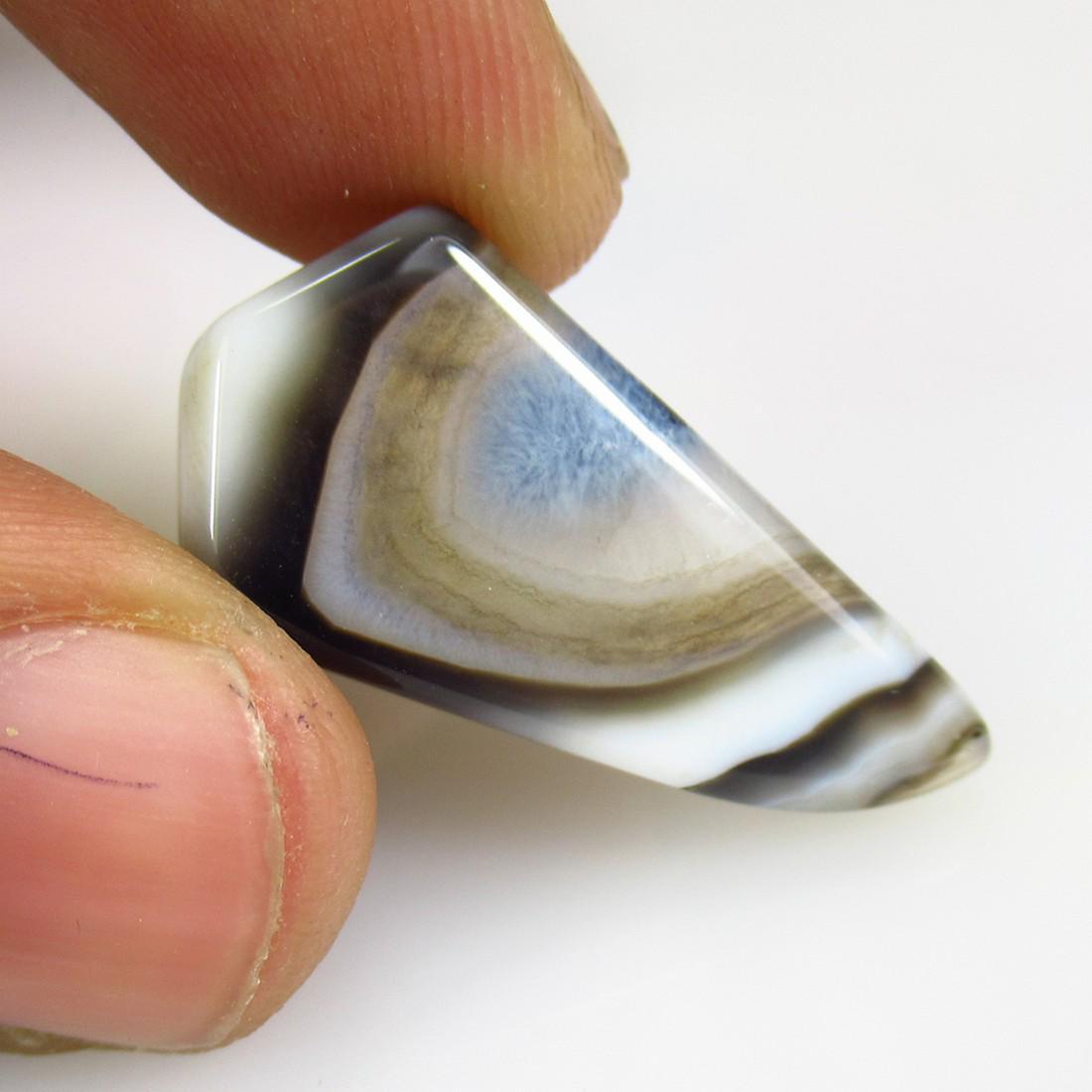 13.51 Ctw Natural Dendrite Opal Fancy Cab (1 of 2)