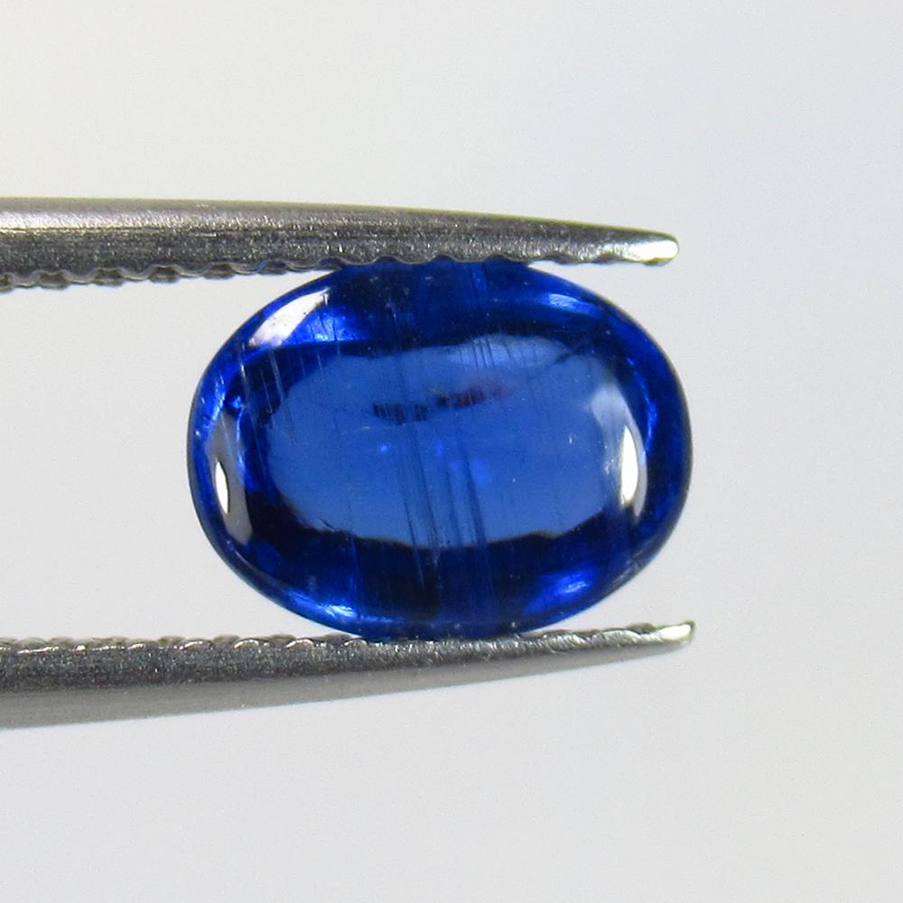 1.46 Ctw Deep Blue Kyanite Oval Cab (1 of 2)