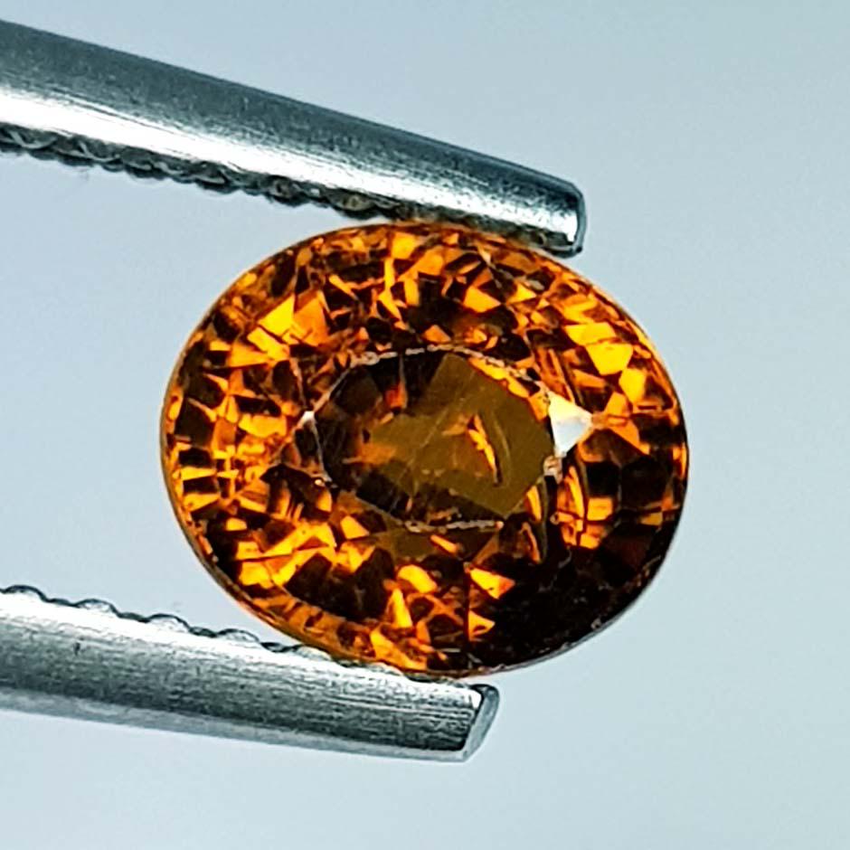 Natural Mali Garnet Round Cut - 1.28 ct (1 of 4)