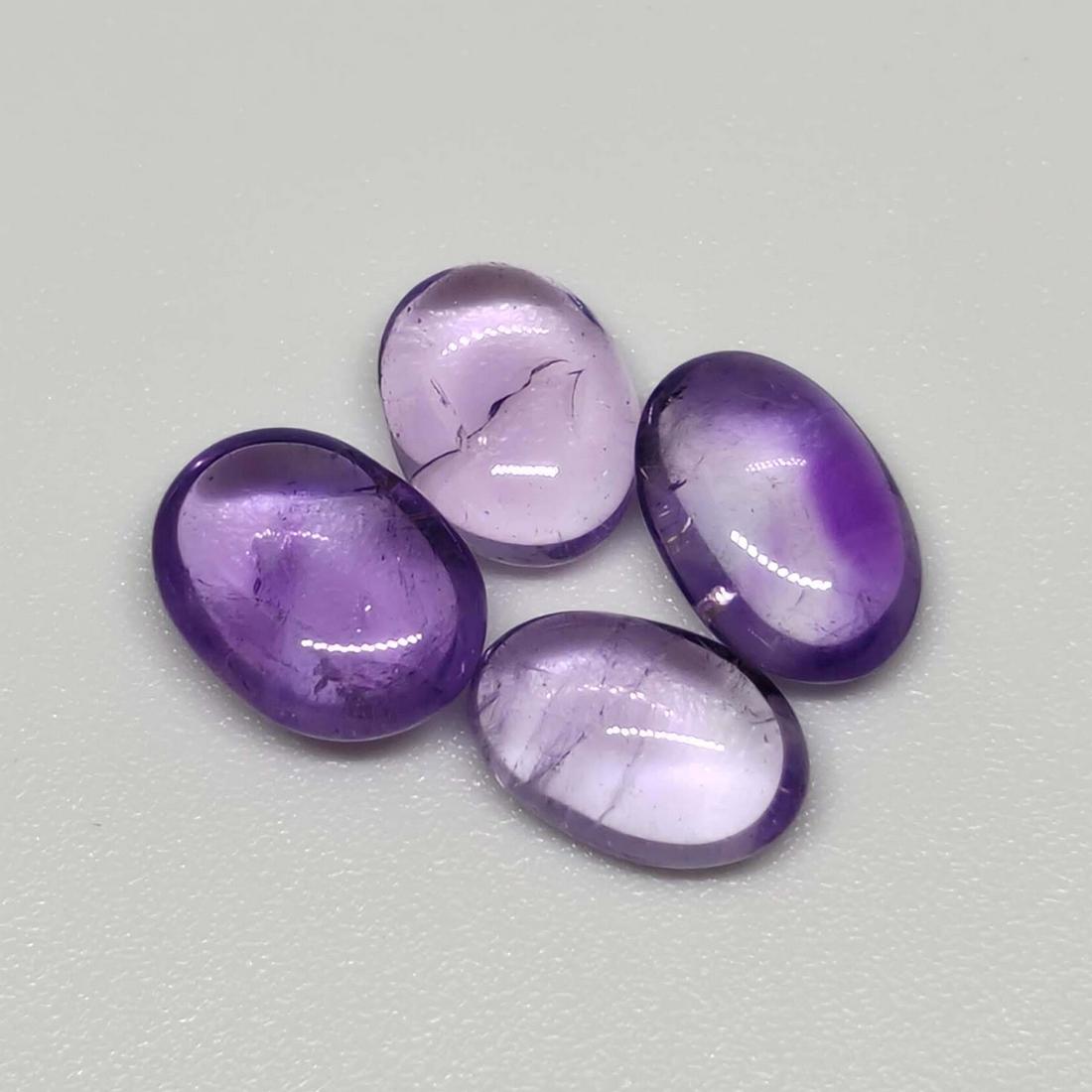 6.05 ct Natural Amethyst Cabochon Lot (1 of 1)