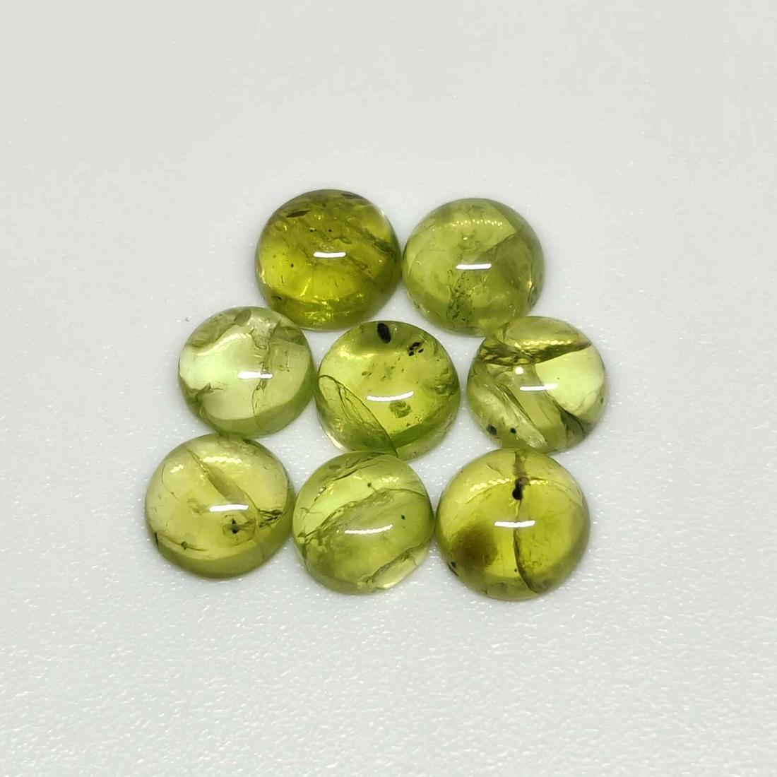 5.60 ct Natural Peridot Cabochon Lot (1 of 1)