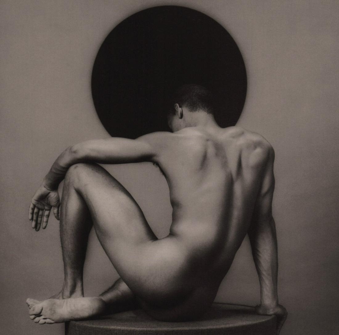 MAPPLETHORPE - Felix, 1984: Artist: MAPPLETHORPE Print Title: Felix, 1984 Medium: photolithograph Printed 1980s in Japan Image size (inches) approx. 6.75 x 6.75” Robert Mapplethorpe was an American photographer, known for