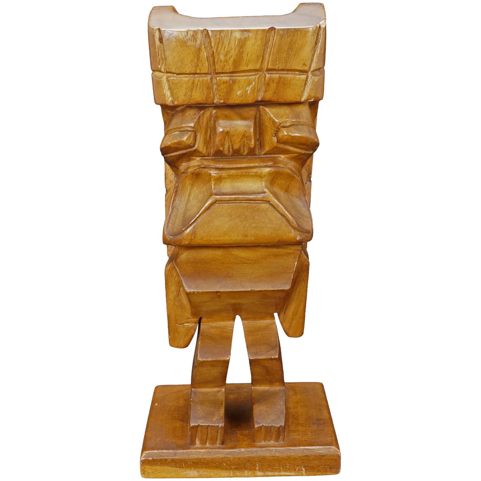 Hawaiian Large Mid-Century Wood Tiki Figure (1 of 7)