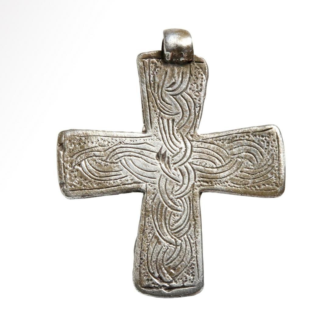 Medieval Viking Silver Cross Pendant (1 of 6)