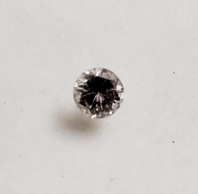 0.23 Ct. Natural Round Full Cut J Color Loose Diamond Lot (1 of 1)