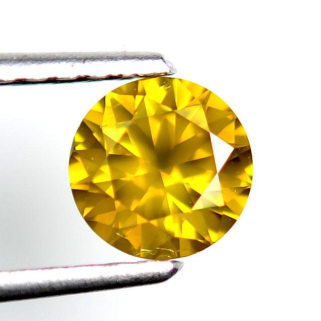 1.01 cts Awesome Luster Round Fancy Yellow Diamond: Title: 1.01 cts Awesome Luster Round Fancy Yellow Diamond Color/Clarity: Fancy Yellow/VS Gemstone Type: Diamond Carat Weights: 1.01 Cts Size/Dimensions: 6.31 x 6.30 x 3.80 mm Reserve: $1,200.00 Shippi