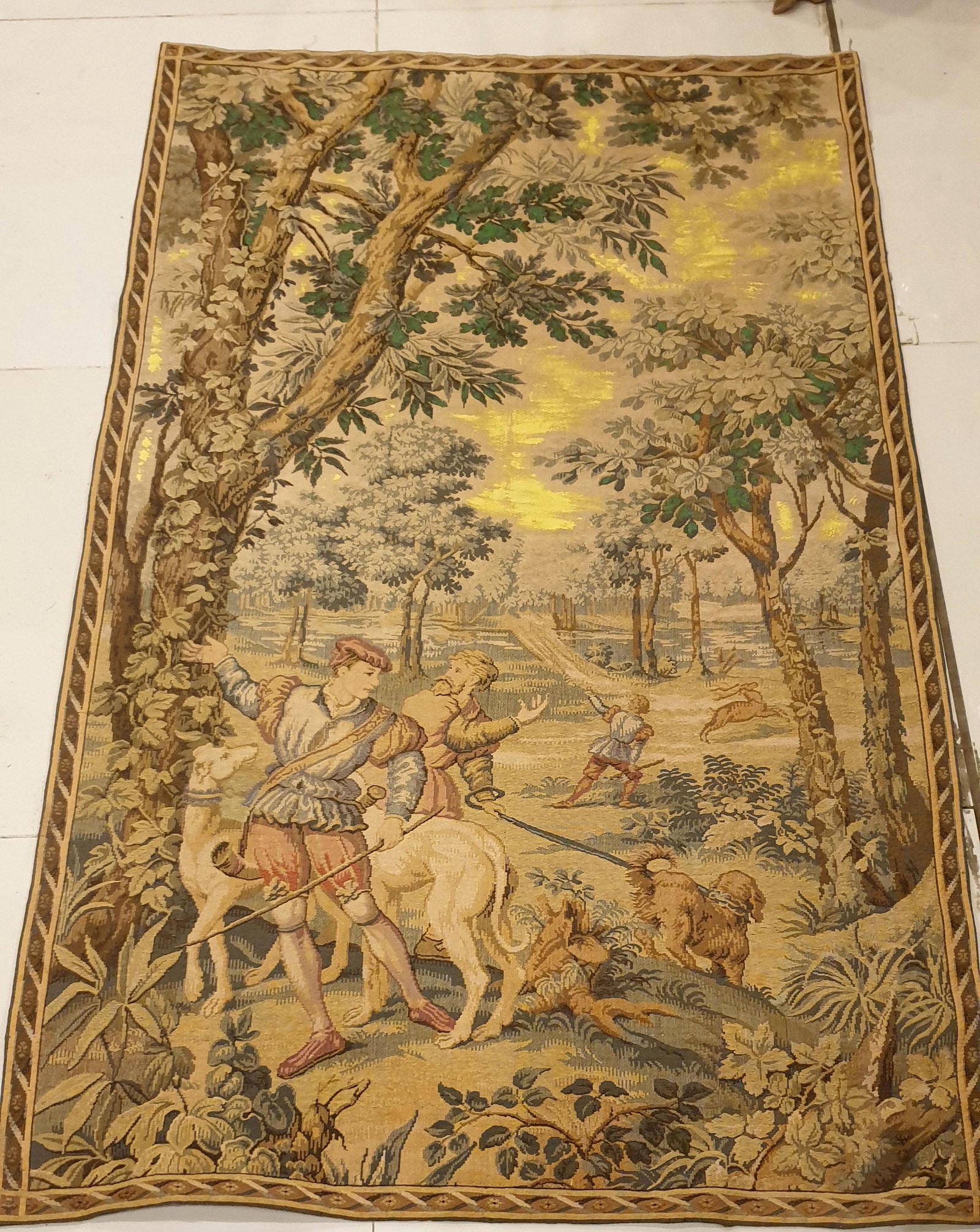 Classic French Hunting Tapestry (1 of 6)