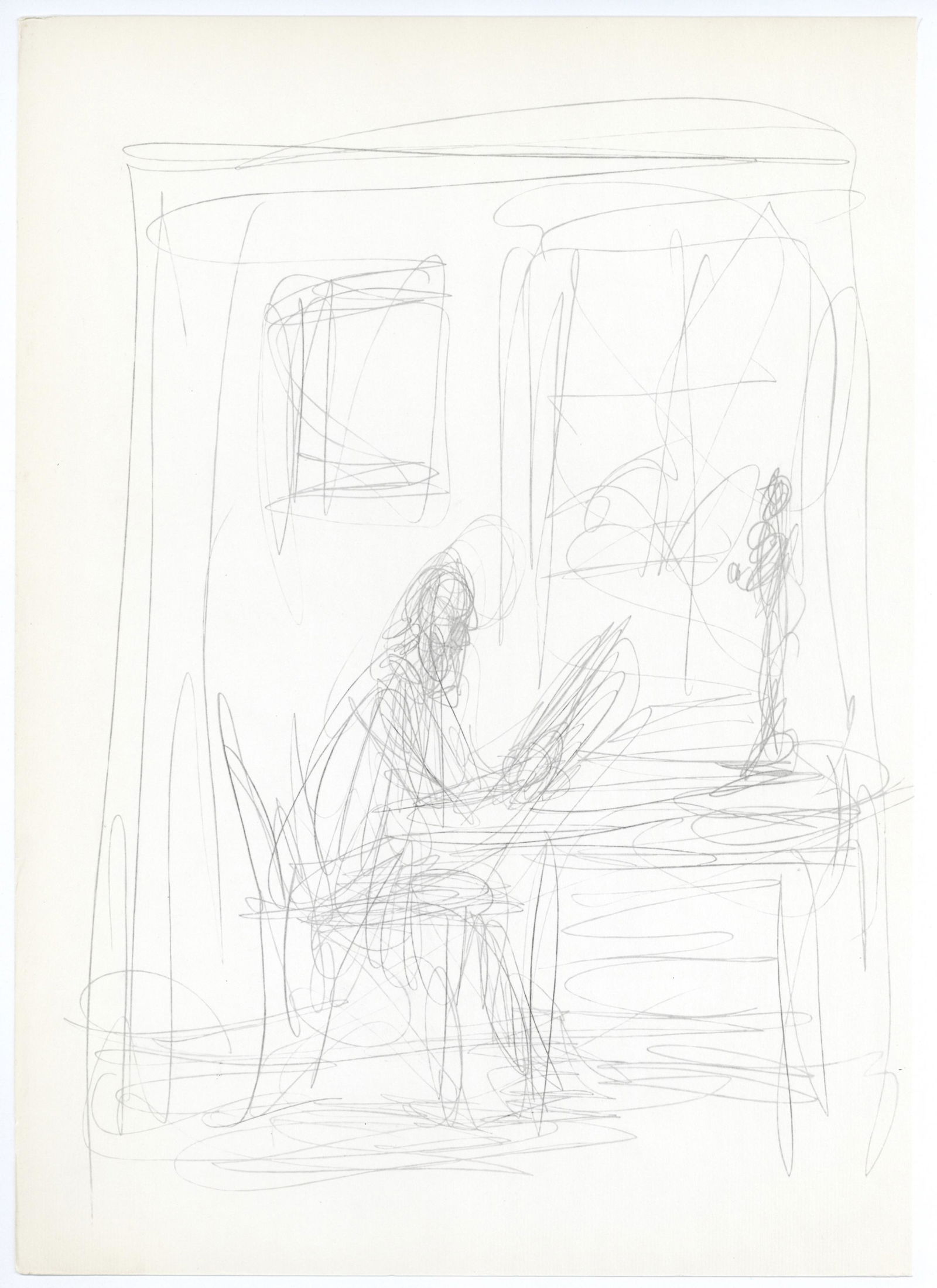 Alberto Giacometti lithograph, 1957 (1 of 1)