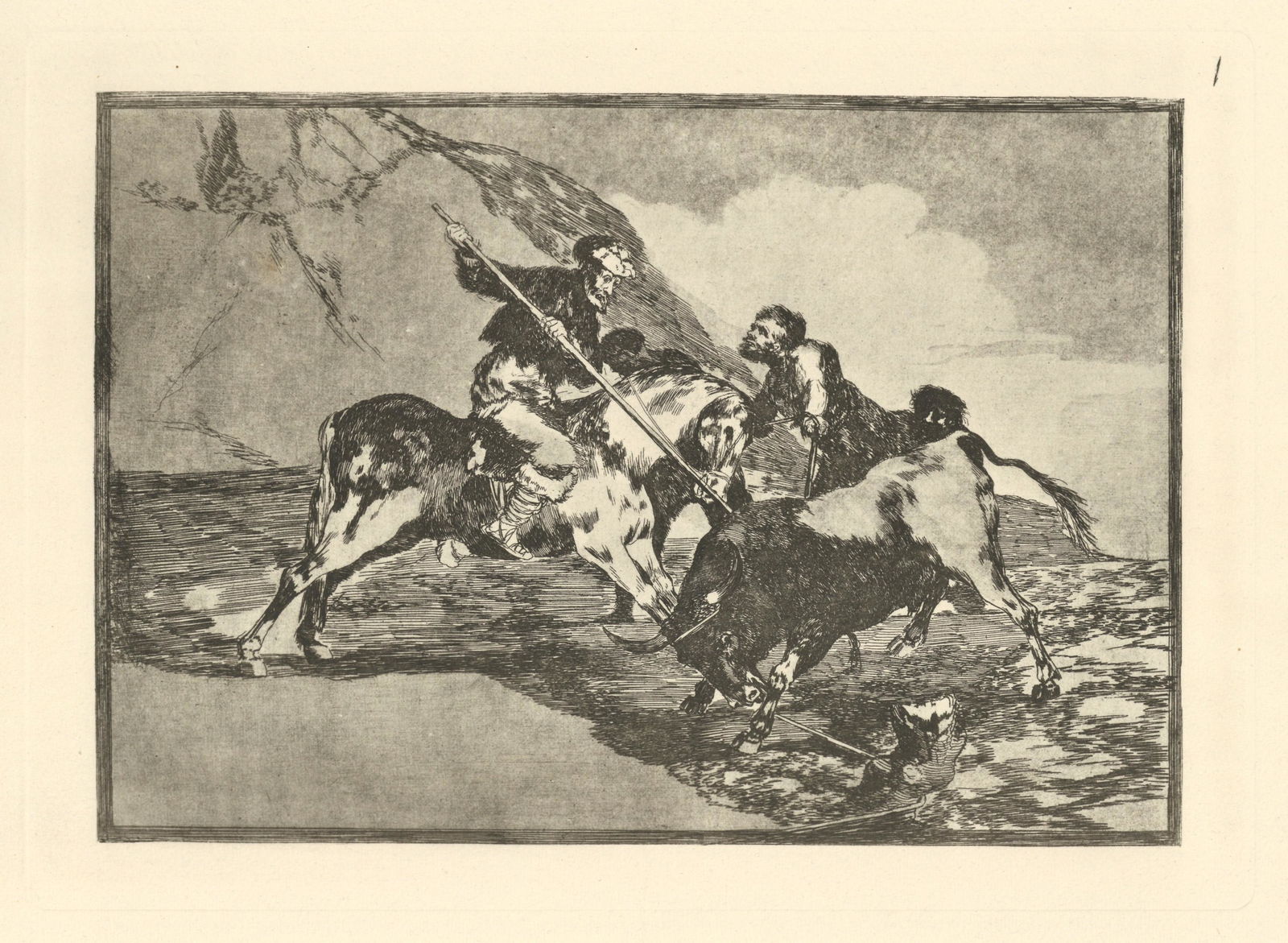 Francisco Goya "Tauromaquia" Plate 1 (1 of 1)