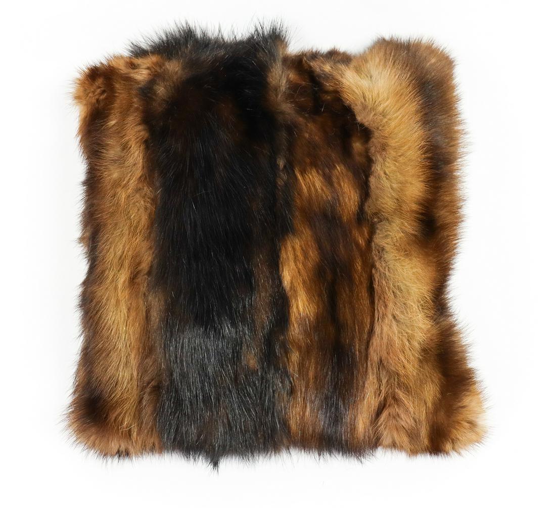 MULTI PANEL SABLE FUR PILLOW (1 of 5)