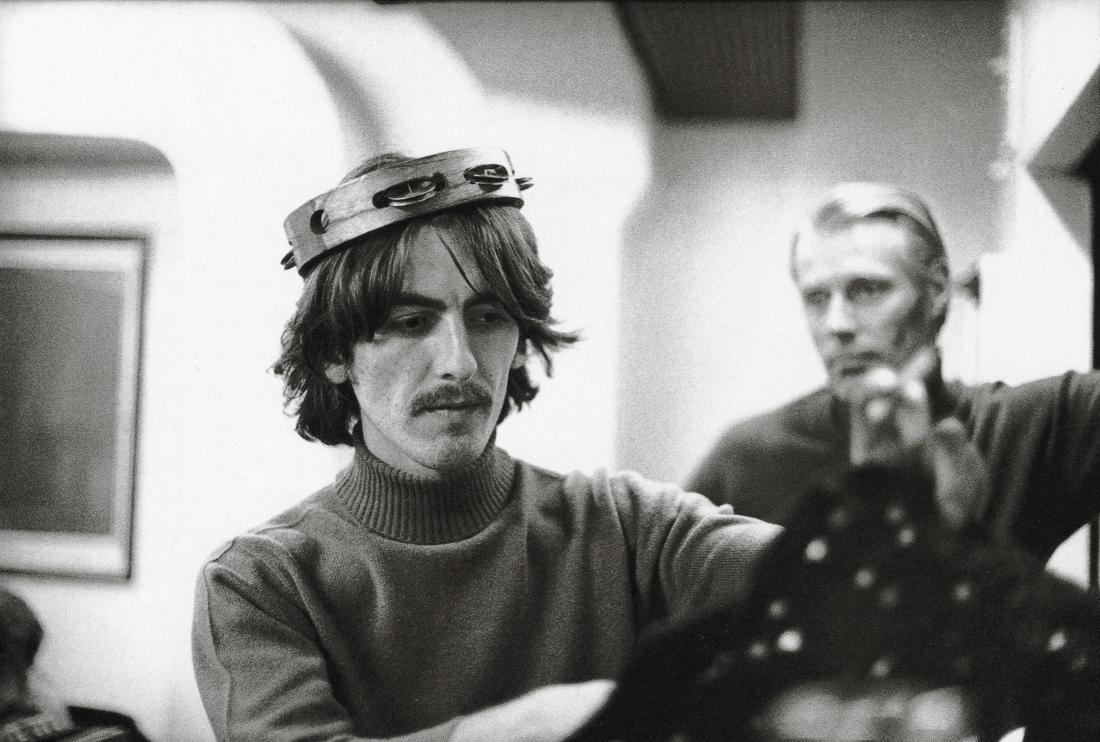 LINDA MCCARTNEY - George Harrison And George Martin (1 of 1)