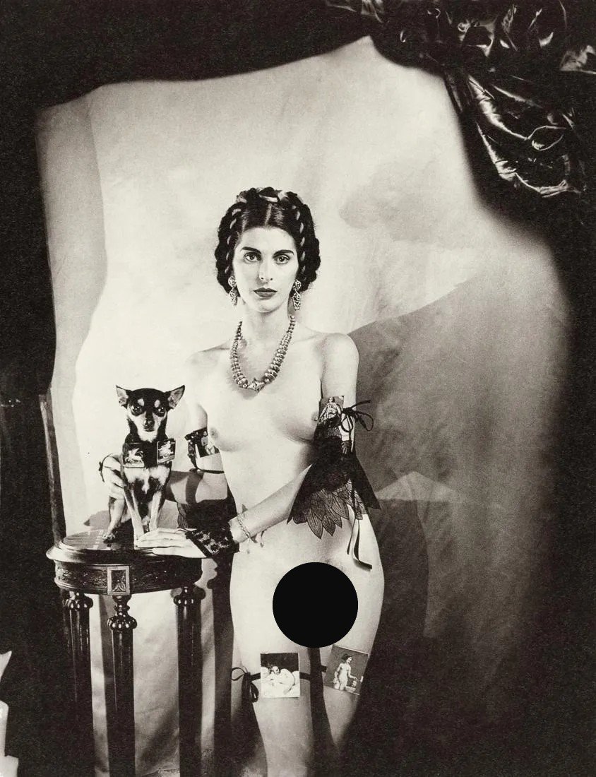 JOEL-PETER WITKIN - Man With Dog, Mexico, 1990 (1 of 2)