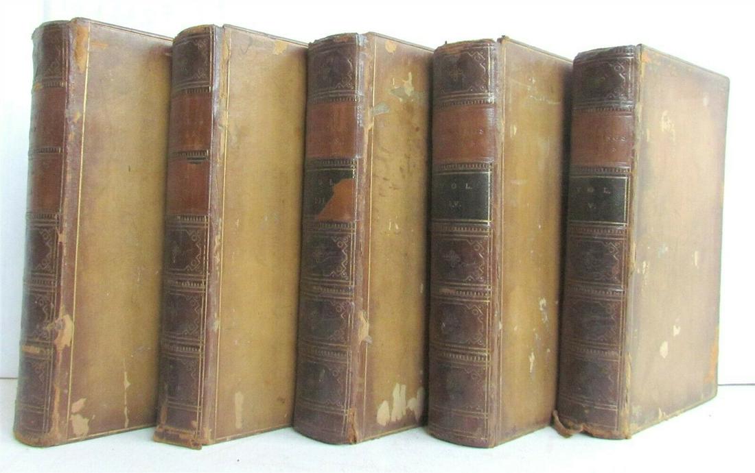 1866 POEMS by ELIZABETH BARRETT BROWNING 5 volumes antique POETRY (1 of 7)
