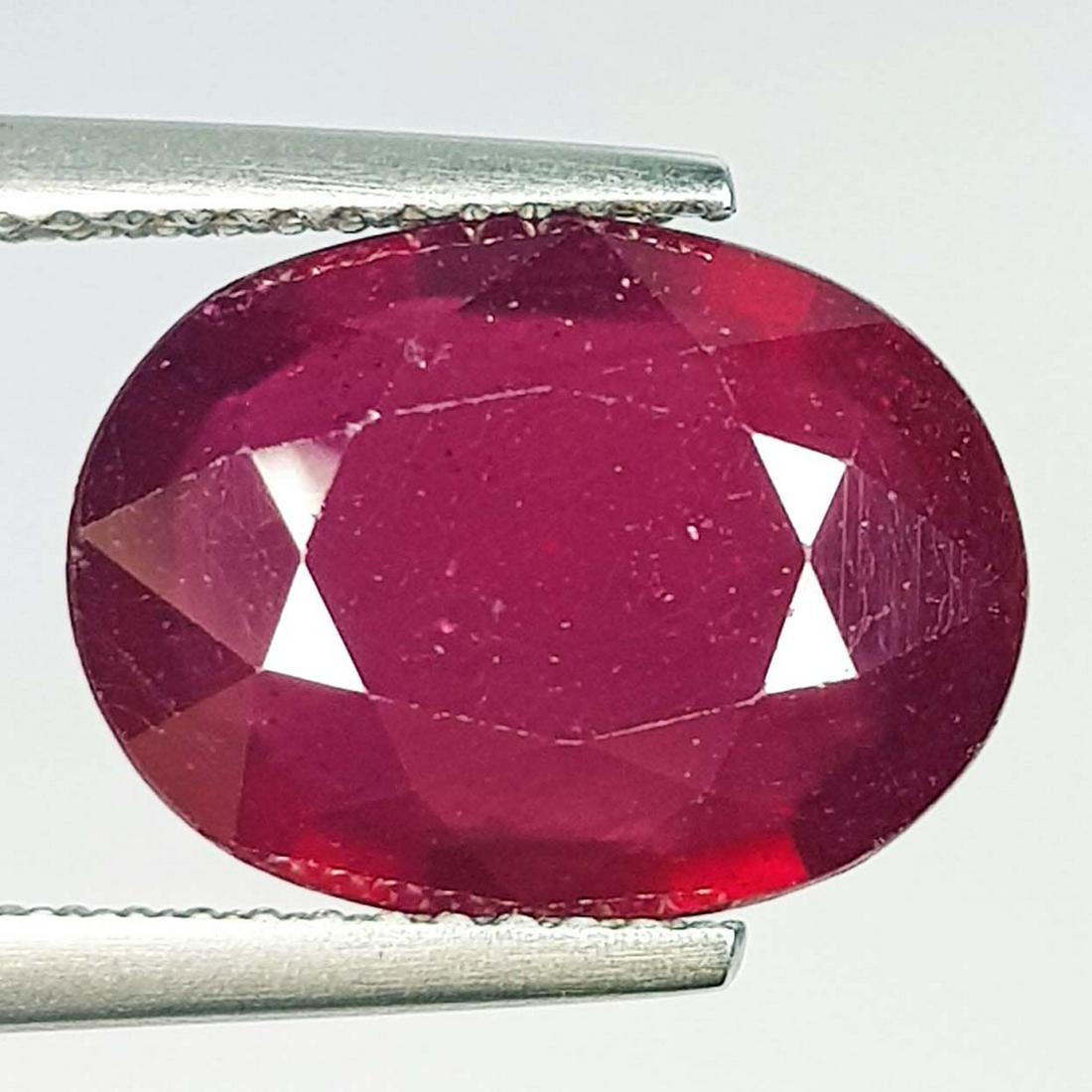 Natural Ruby Oval Cut 6.66 ct (1 of 5)