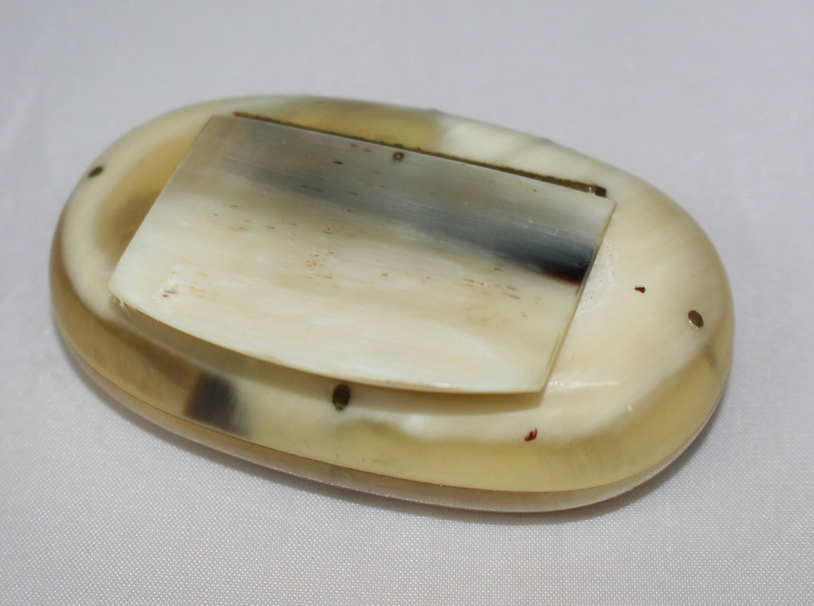 Antique Georgian Horn Snuff Box (1 of 4)