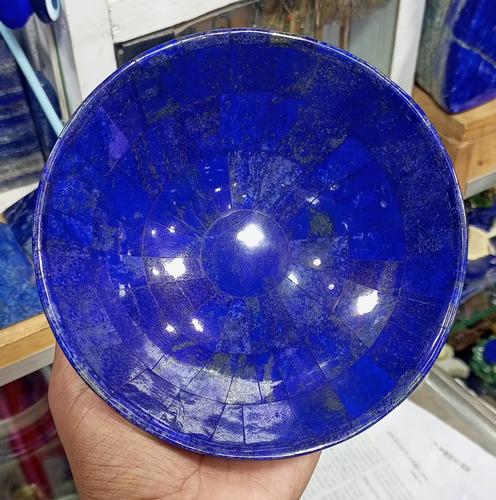 450 Gram Hand Crafted Lapis Lazuli Bowl Ovel Shape (1 of 3)