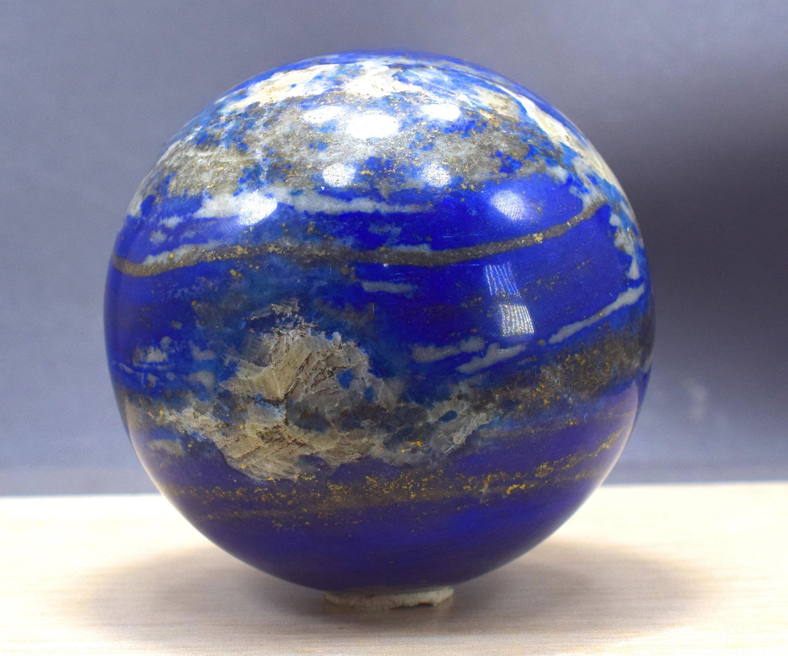 780 Gram Huge Size Blue Lapis Lazuli Sphere Ball Polished (1 of 4)