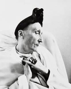 Cecil Beaton: Edith Sitwell 1962: Artist: Cecil BeatonTitle: Edith Sitwell 1962Date Printed: Printed in 1979 Heavy weight, matte finishMedium: Vintage Photogravure With dry mount tissue guardPrint Origin: Printed in Italy in