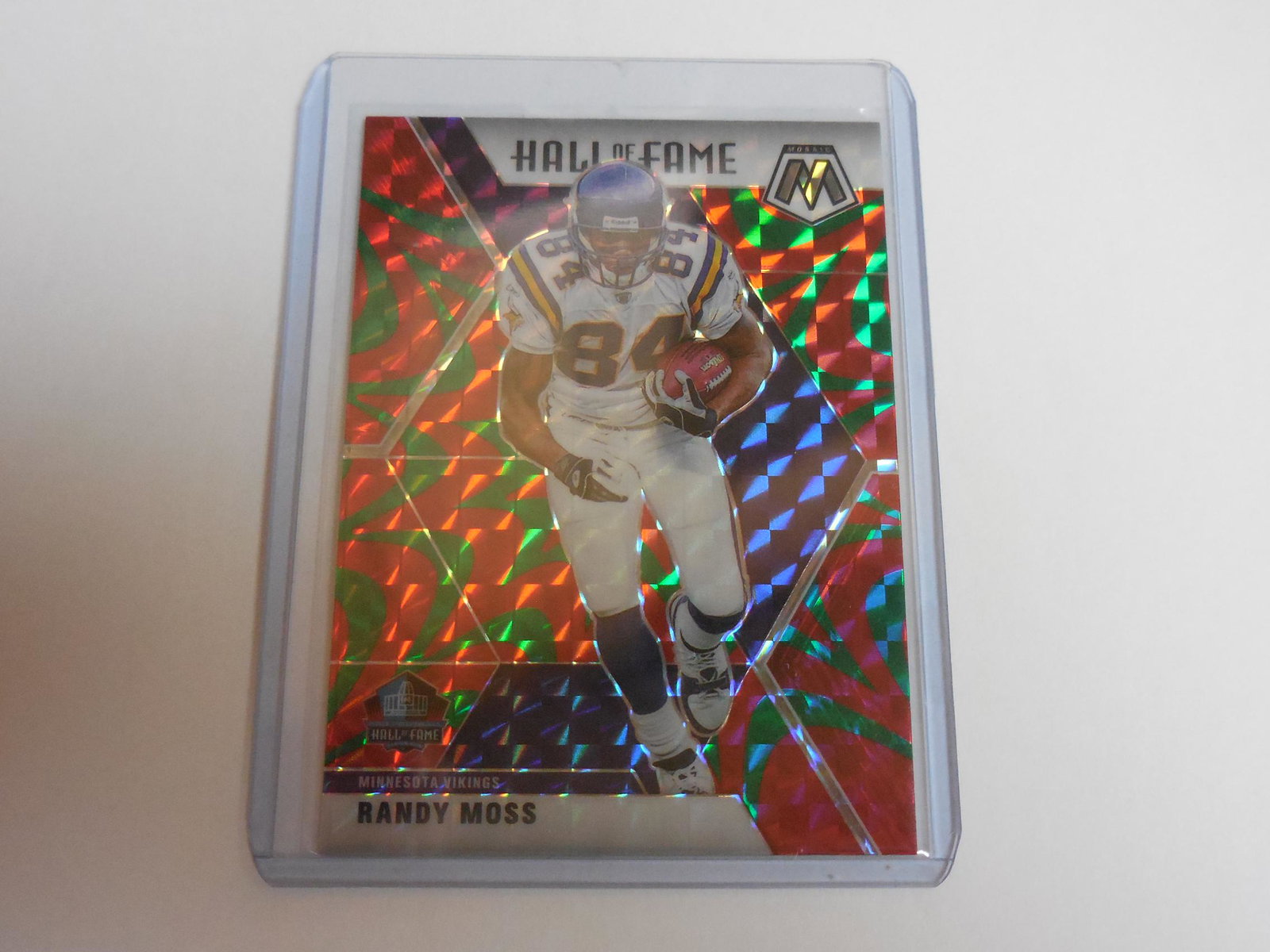 2020 PANINI MOSAIC RANDY MOSS HALL OF FAME PRIZM (1 of 2)
