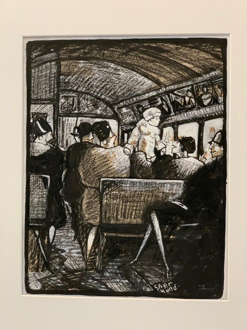 Original Barbara Shermund Cartoon Illustration, early 20th c (1 of 4)