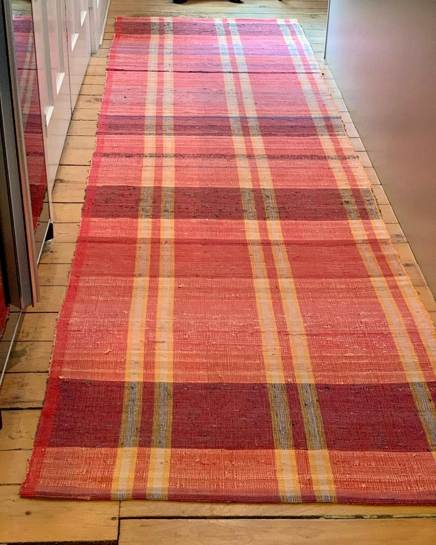 Early 20th c Rag Carpet (1 of 2)