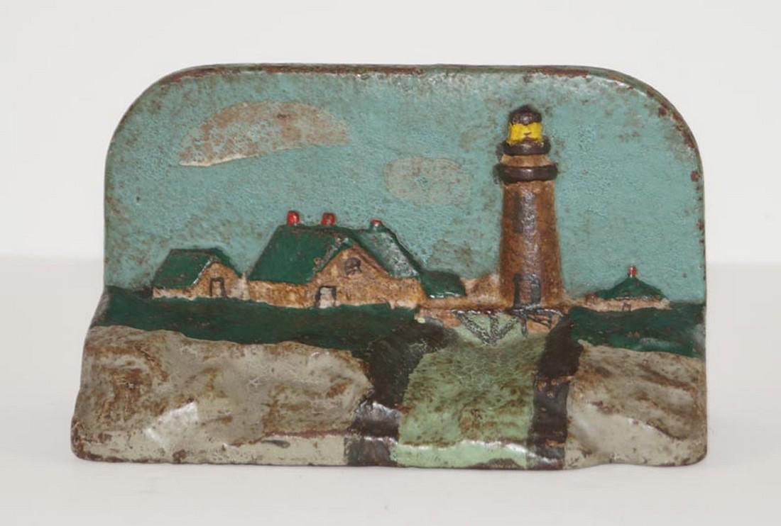 Antique Nautical Lighthouse Cast Iron Doorstop (1 of 5)