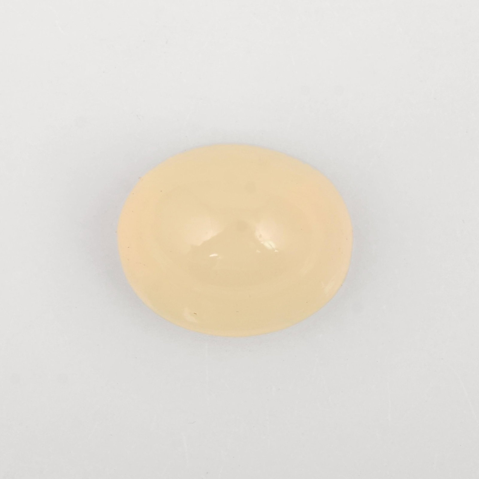 2.5 Carat White Color Oval Natural Opal Loose Gemstone 1 Pieces (1 of 7)