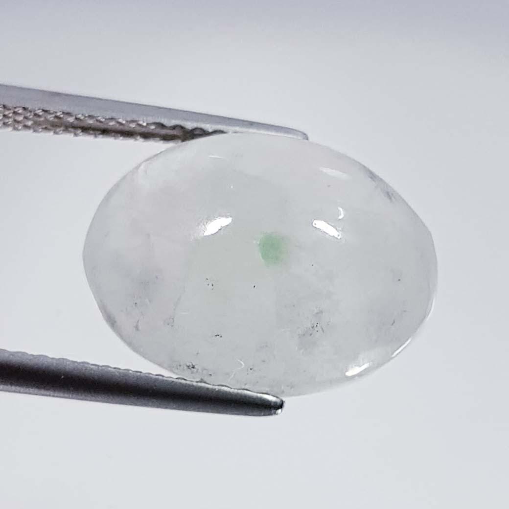 Natural Aqua Jade Oval Cabochon 7.98 ct (1 of 5)