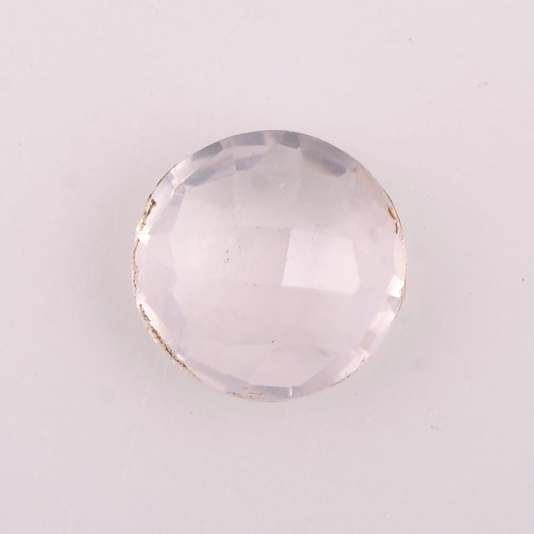 Pink Color 1.75 Carat Round Shape Natural Rose Quartz Loose Gemstone 1 Pieces (1 of 7)