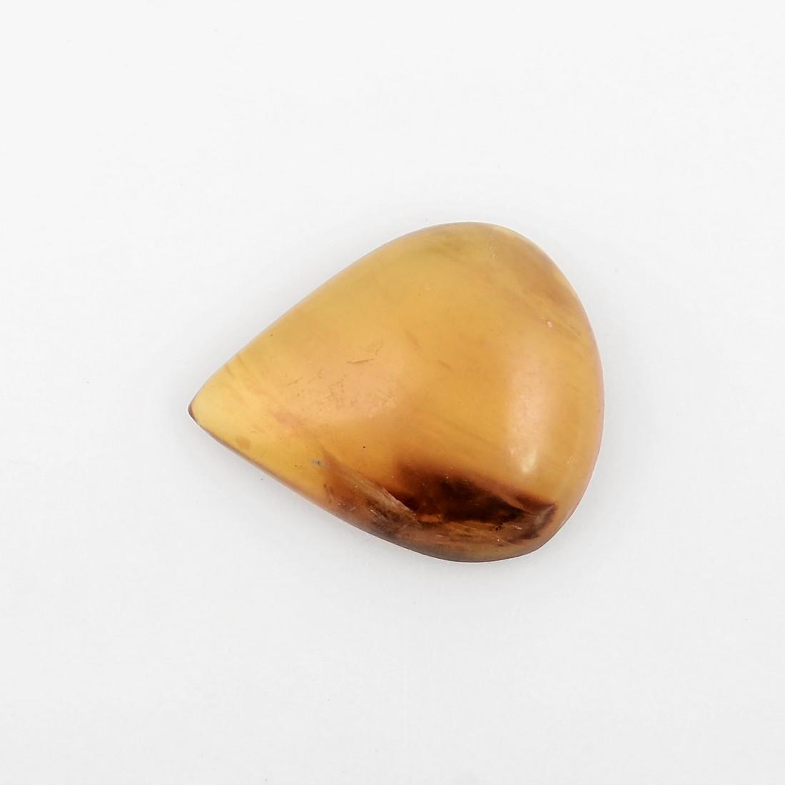 Yellow Color 3.45 Carat Pear Shape Natural Amber Loose Gemstone 1 Pieces (1 of 7)