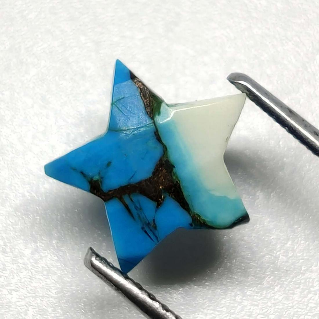 2.65 ct Composite Star Copper Turquoise (1 of 2)