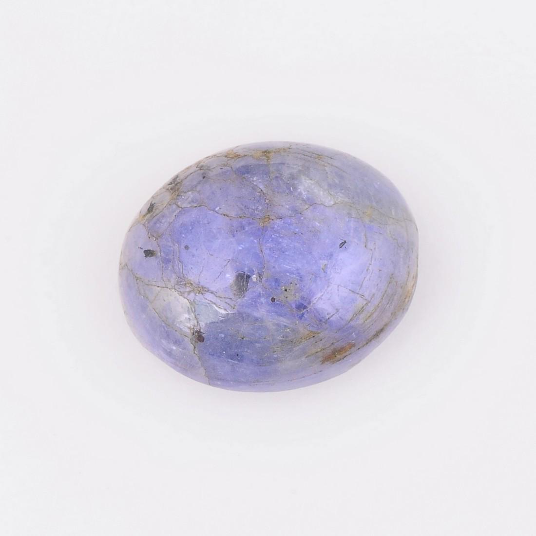 10.45 Carat Blue Color Natural Oval Tanzanite Star Loose Gemstone 1 Pieces (1 of 7)