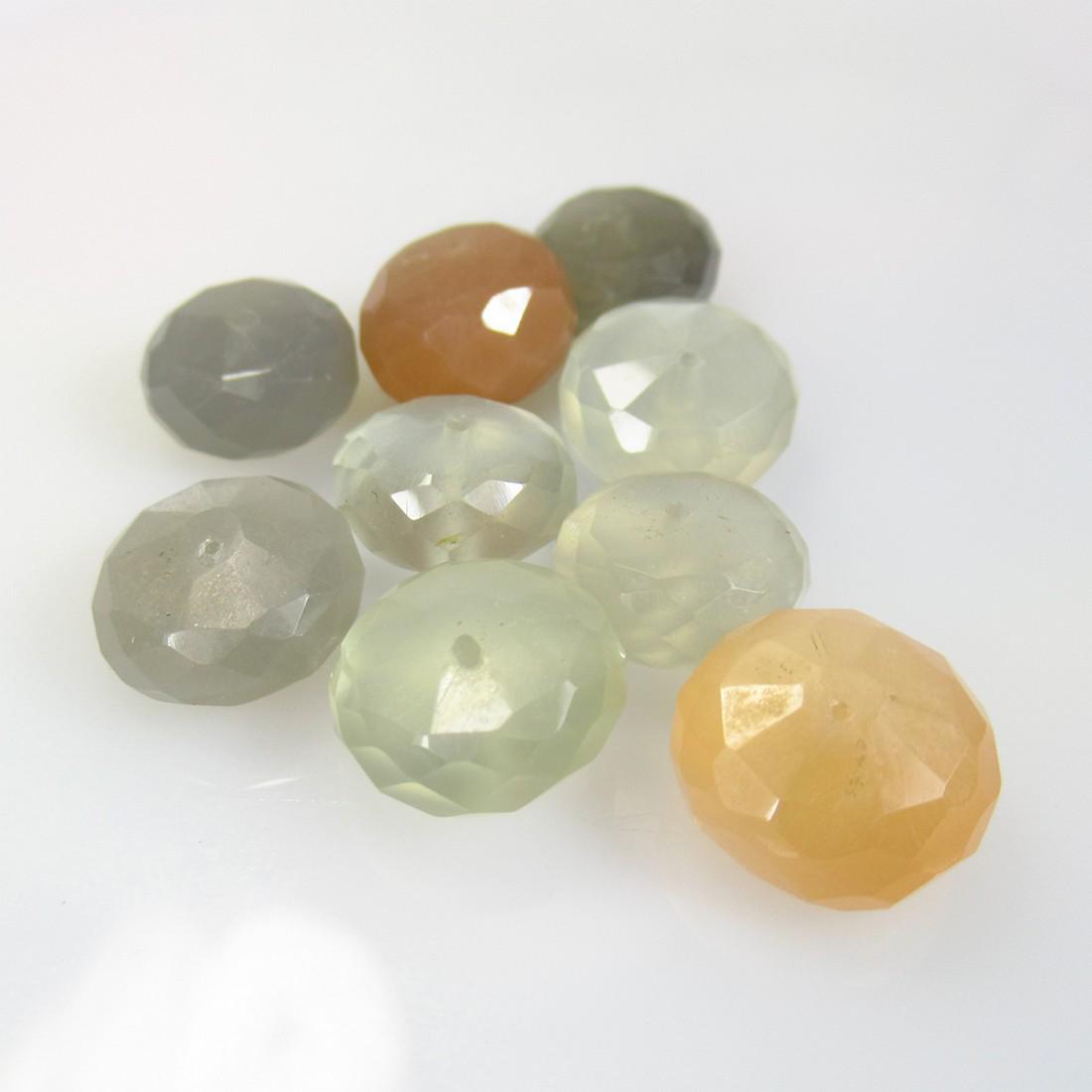 52.22 Ctw Natural 9 Moonstone Drilled Round Beads (1 of 2)