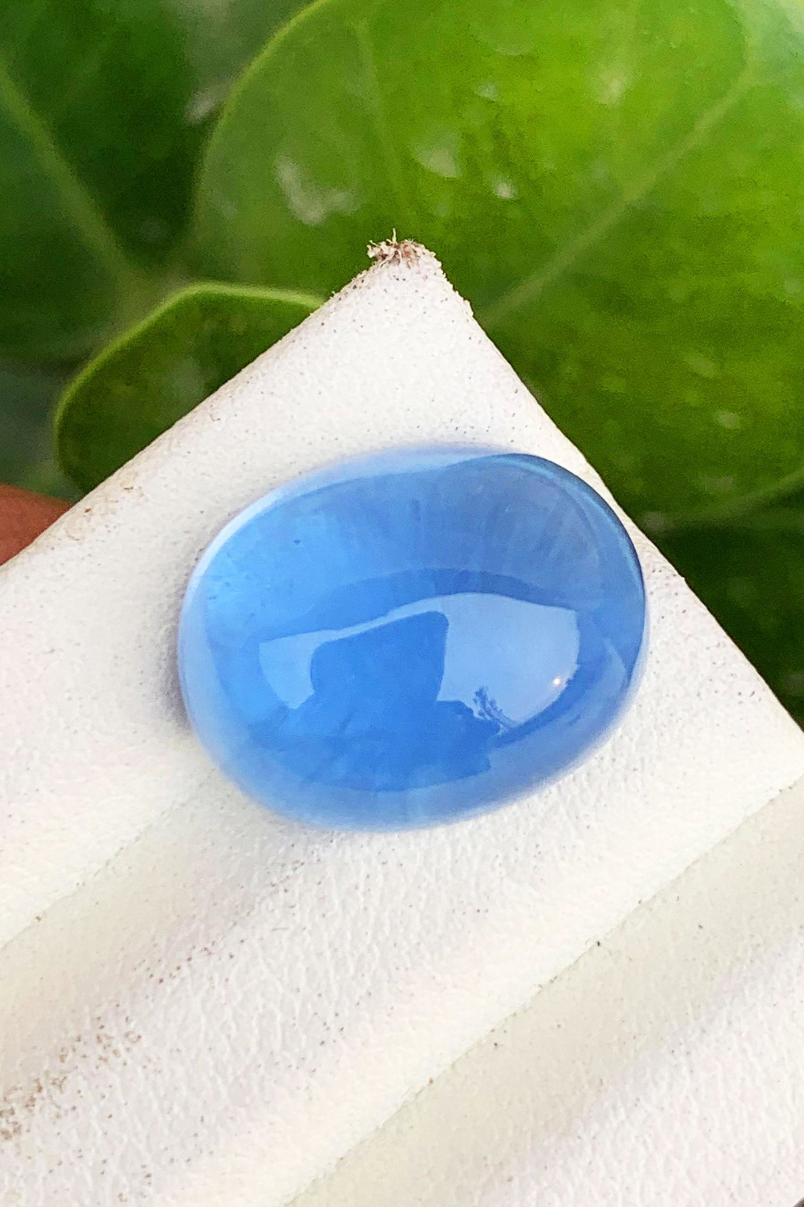Natural Santa Maria Aquamarine Cabochon 11 Carat Excellent (1 of 4)