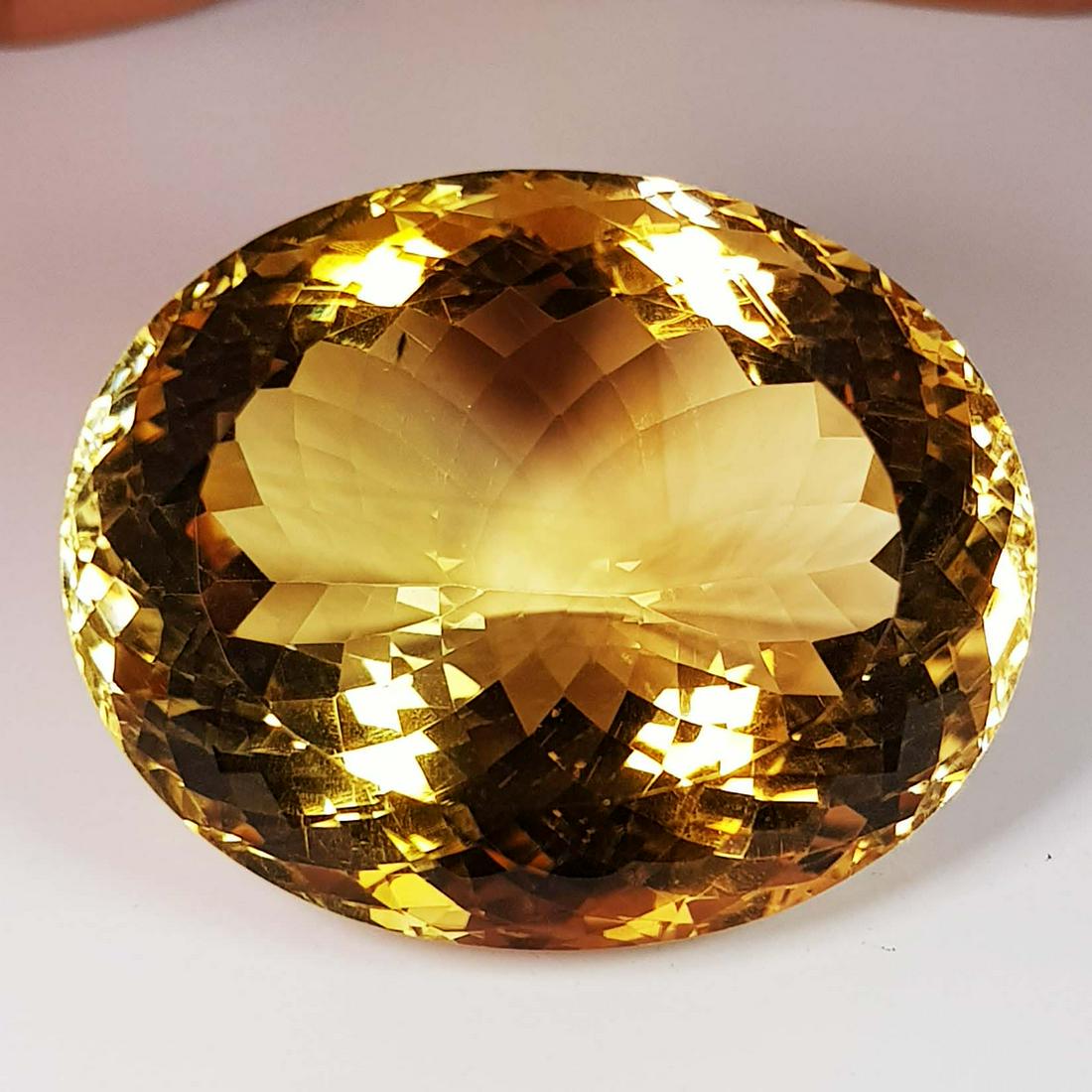 97.67 ct Natural Citrine Oval Cut (1 of 5)