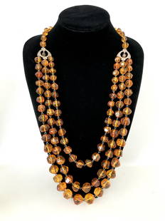 Splendid Amber Necklace made from Hand Carved Amber beads: Title: Splendid Amber Necklace made from Hand Carved Amber beads Metal: None Gemstones: Amber Weight: 136.3 g Size: Bead size: From 8.0 to 18.0 mm Bead size: 0.315 to 0.709 inches Made of: Whole