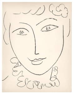 Henri Matisse original lithograph for Portraits, 1954