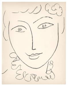 Henri Matisse original lithograph for Portraits, 1954