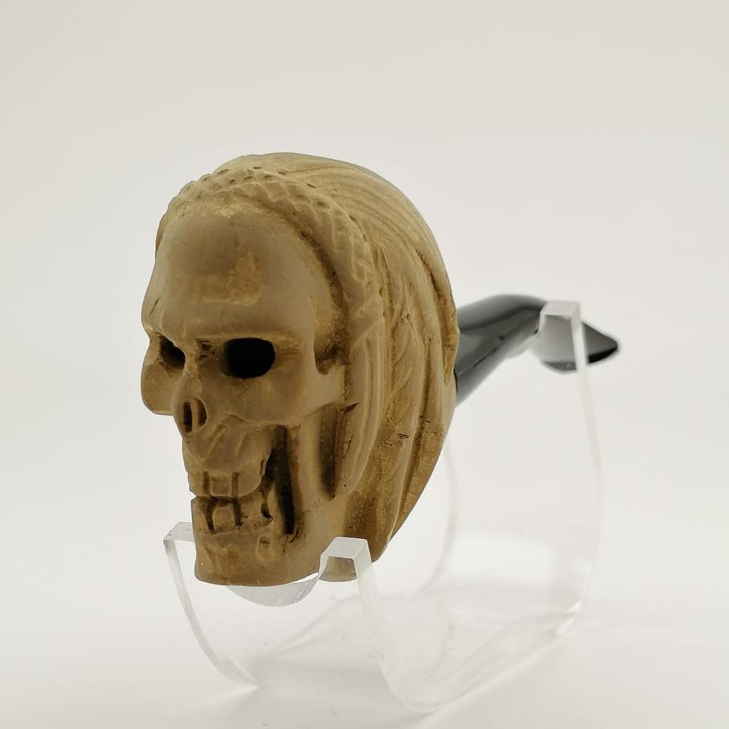 Warrior Skull Meerschaum Pipe (1 of 7)
