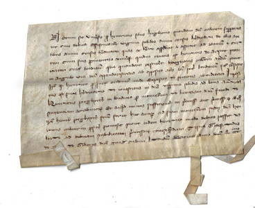 1304 Medieval Vellum Manuscript