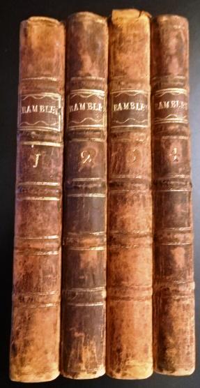 1756 Four Vol Set The Rambler Samuel Johnson (1 of 6)