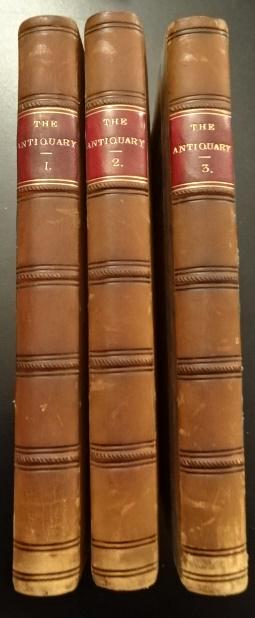1816 The Antiquary Three-Vol Set (1 of 3)