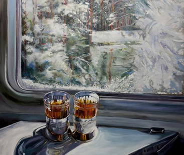 Oil painting Goodbye beauty winter Varvarov Anatoly Viktorovich: NoVarv 35 *** ABOUT THIS PAINTING *** * TITLE: "Goodbye beauty winter" * ARTISTS: Varvarov Anatoly Viktorovich * SIZE: 105x135 cm/'41.33x53.14 inches' * MEDIUM: oil, canvas * HAND PAINTED: Original