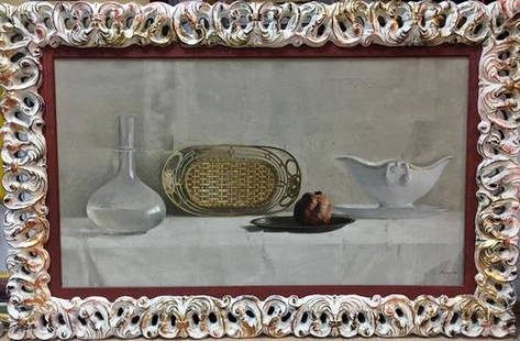 Oil painting Still life Alexey Fedorovich Vlasov: NoBag 8 *** ABOUT THIS PAINTING *** * TITLE: "Still life" * ARTISTS: Alexey Fedorovich Vlasov * SIZE: 40x70 cm/'15.74x27.55 inches' * MEDIUM: oil, canvas * HAND PAINTED: Original painting from our
