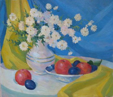 Oil painting Etude Kalebets Valery: NoSav 98 *** ABOUT THIS PAINTING *** * TITLE: "Etude" * ARTISTS: Kalebets Valery * SIZE: 32x36 cm/'12.59x14.17 inches' * MEDIUM: oil, cardboard * HAND PAINTED: Original painting from our collection *