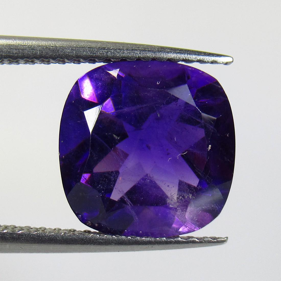 3.65 Ctw Natural Purple Amethyst Concave Cut (1 of 2)