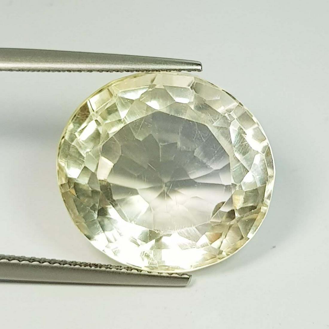 21.84 ct Natural Citrine Oval Cut (1 of 2)