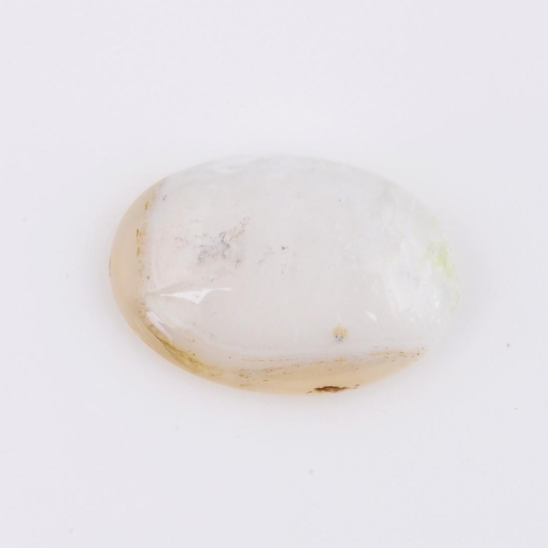 22.30 Carat Natural Oval White Agate Loose Gemstone 1 Pieces (1 of 6)