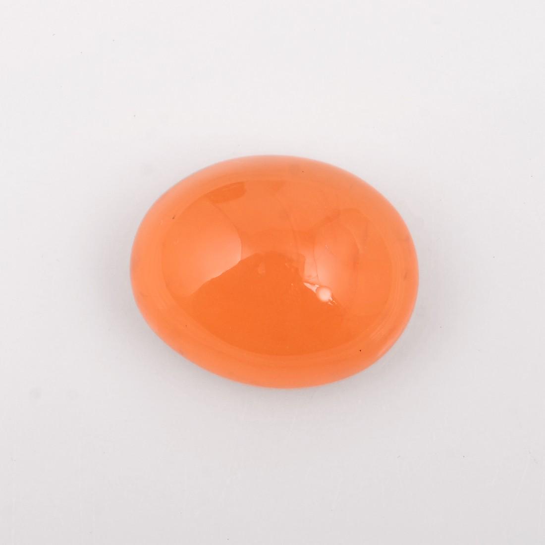 Orange Color 21.28 Carat Oval Shape Natural Carnelian Loose Gemstone 1 Pieces: No Reserve! Title: Orange Color 21.28 Carat Oval Shape Natural Carnelian Loose Gemstone 1 Pieces Additional Information: Specification of Gemstone Stone : Carnelian Shape : Oval Size : 9.5H x 20L x 16