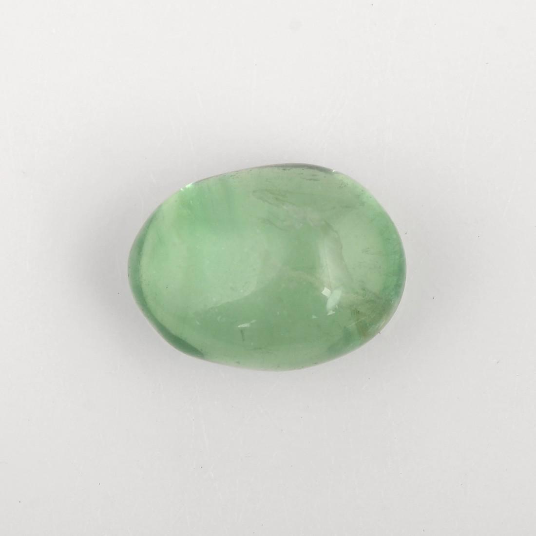 13 Carat Green Color Fancy Natural Fluorite Loose Gemstone 1 Pieces: No Reserve! Title: 13 Carat Green Color Fancy Natural Fluorite Loose Gemstone 1 Pieces Additional Information: Specification of Gemstone Stone : Fluorite Shape : Fancy Size : 8.5H x 16L x 11.5W mm Col